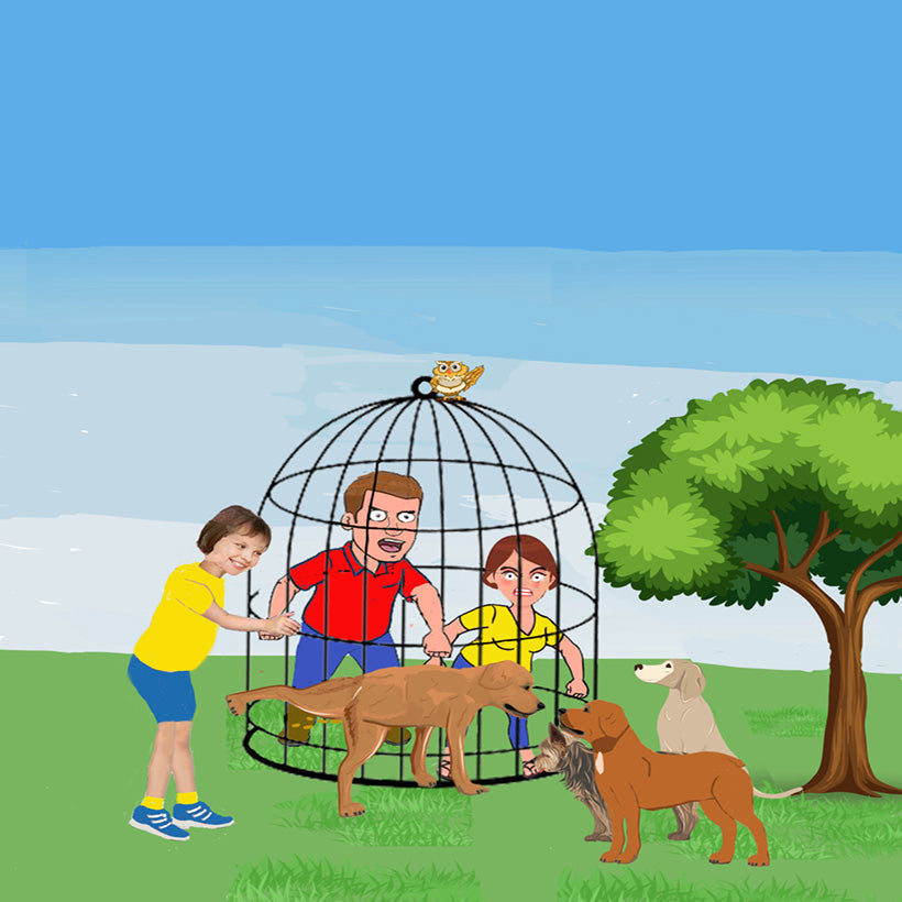 BUMPLEVILLE DOG RESCUE PERSONALIZED BOOK FOR 6-8 YEARS OLD