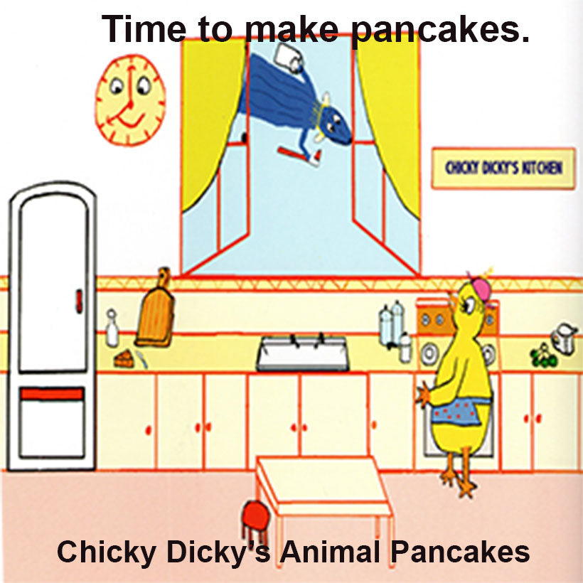 CHICKY DICKY'S ANIMAL PANCAKES/ANIMAL BOOKS FOR KIDS 3-6