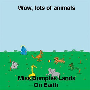 MISS BUMPLES LANDS ON EARTH | EASY READER ADVENTURE SERIES 4-8 - Bumples