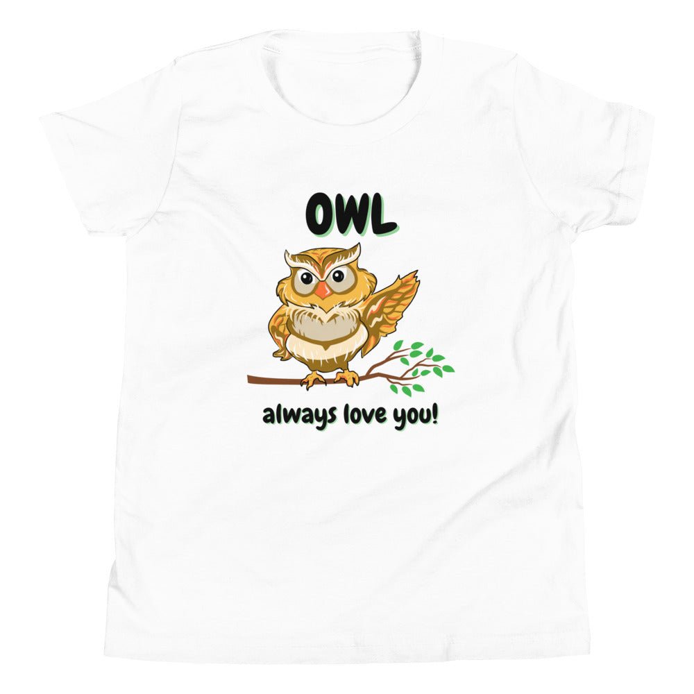 Owl |Youth Short Sleeve T-Shirt |3-8 - Bumples