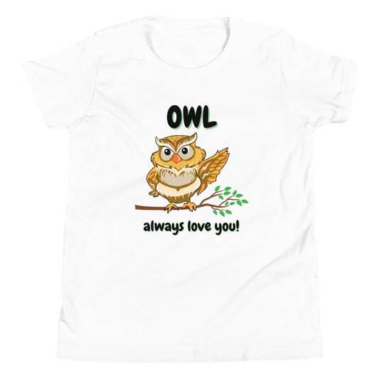 Owl |Youth Short Sleeve T-Shirt |3-8 - Bumples